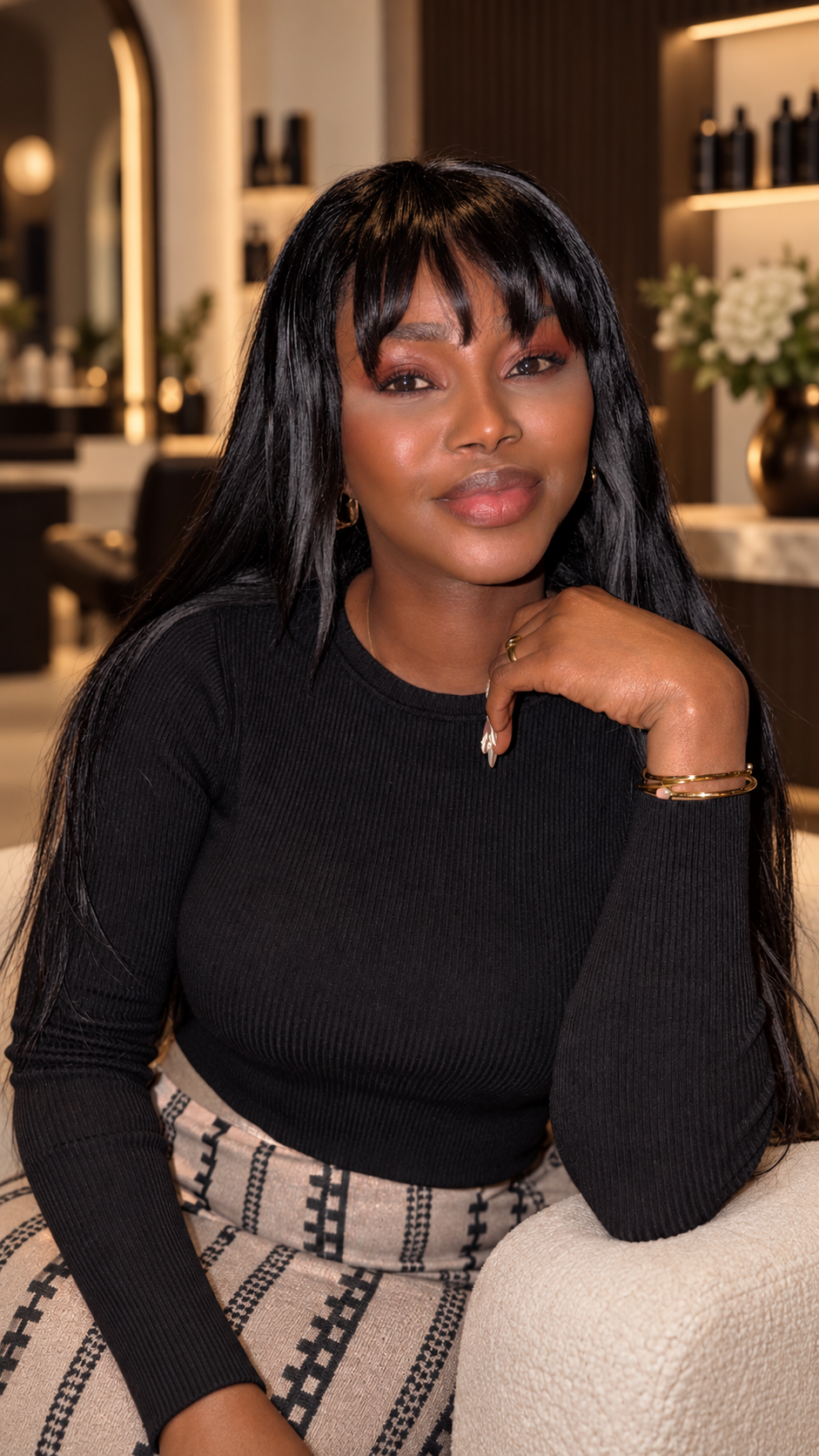 Angel, founder of Deluxe Beauty by Angel